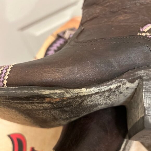 YIPPEE KIYAY Old Gringo Alexa 8” Distressed Leather Boots - Picture 14 of 16